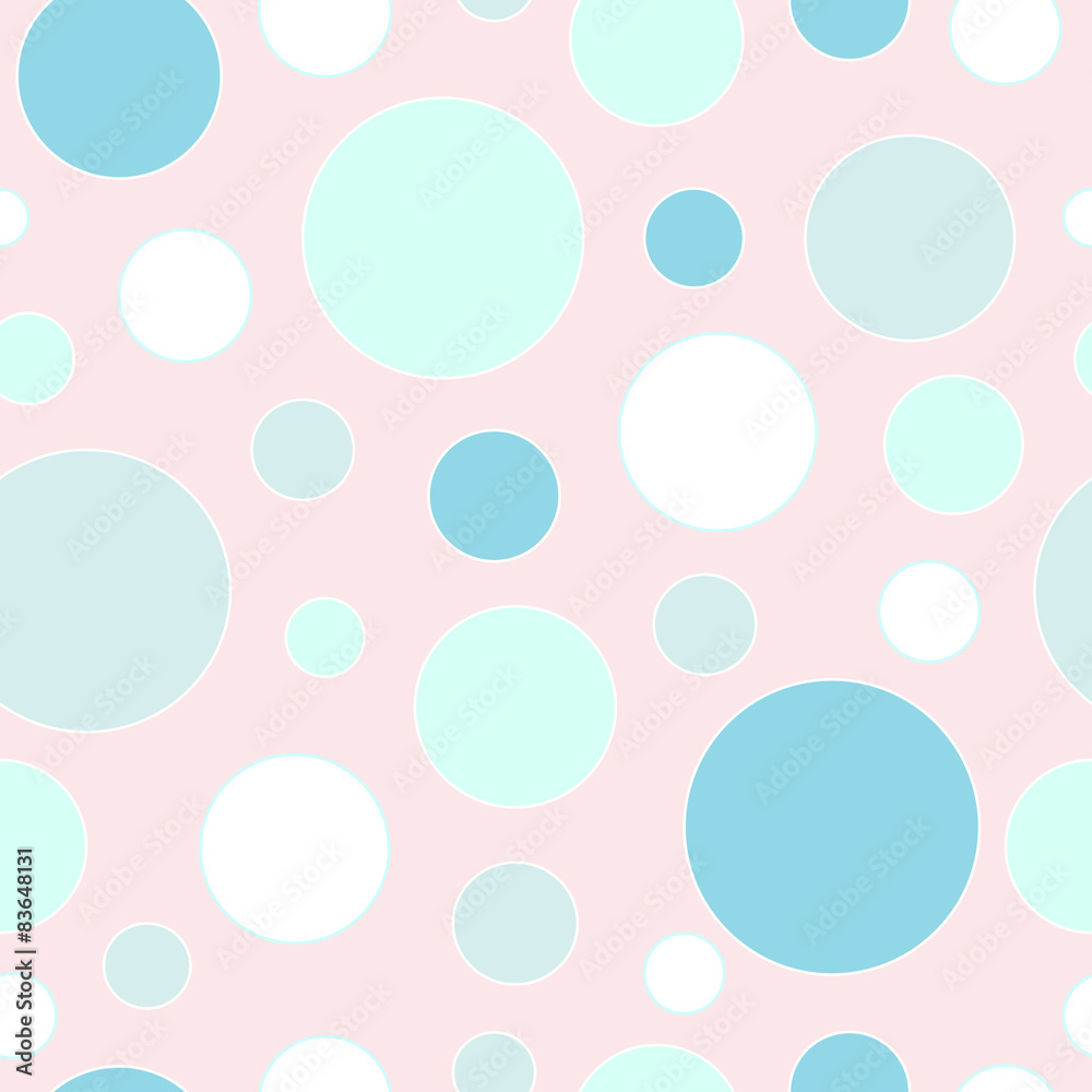 Seamless retro circles Seamless retro circles