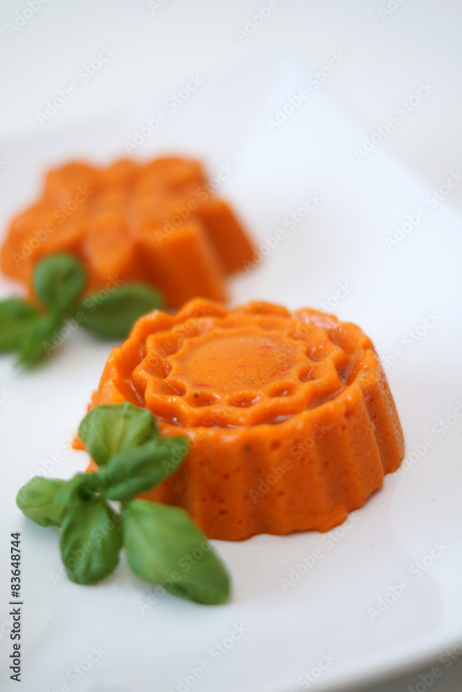 Tortino ai peperoni e parmigiano Tortino ai peperoni e parmigiano