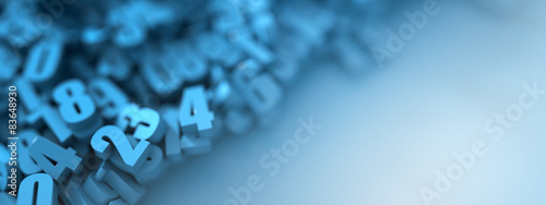 Tablou pe pânză Random numbers background