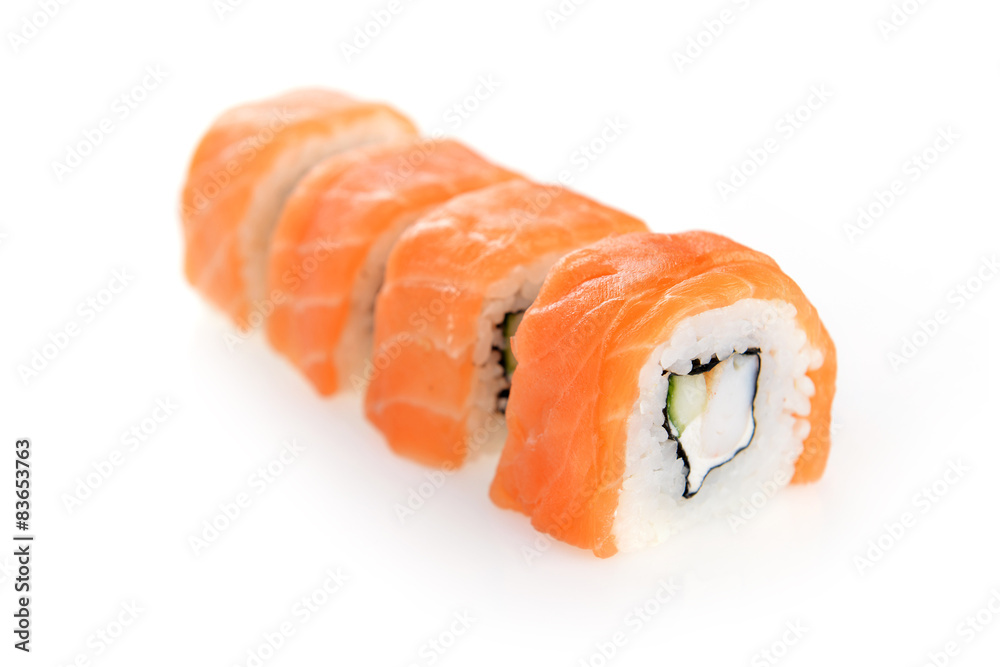 sushi with salmon sushi with salmon
