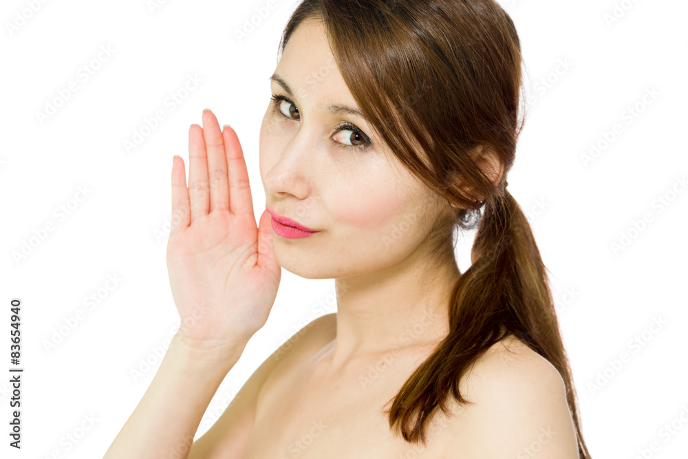 Model isolated talking shouting voice Model isolated talking shouting voice