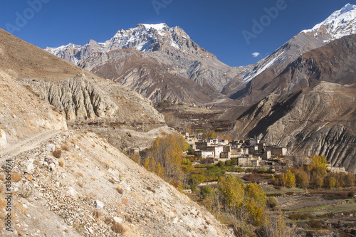 view of the village Jhong