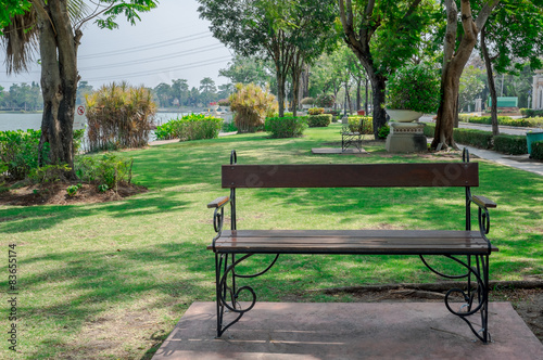 A seat in public park