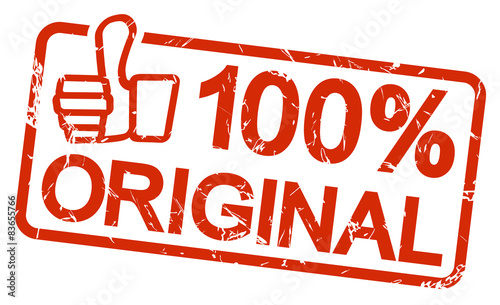 red stamp 100% ORIGINAL