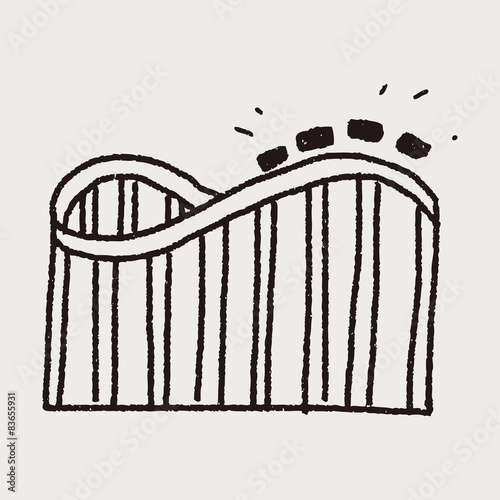 Roller coaster doodle