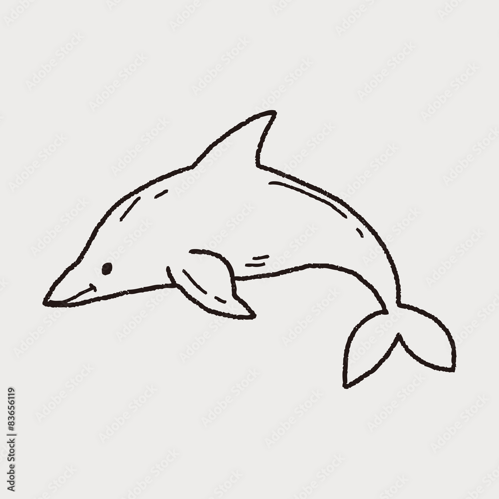 Dolphin doodle