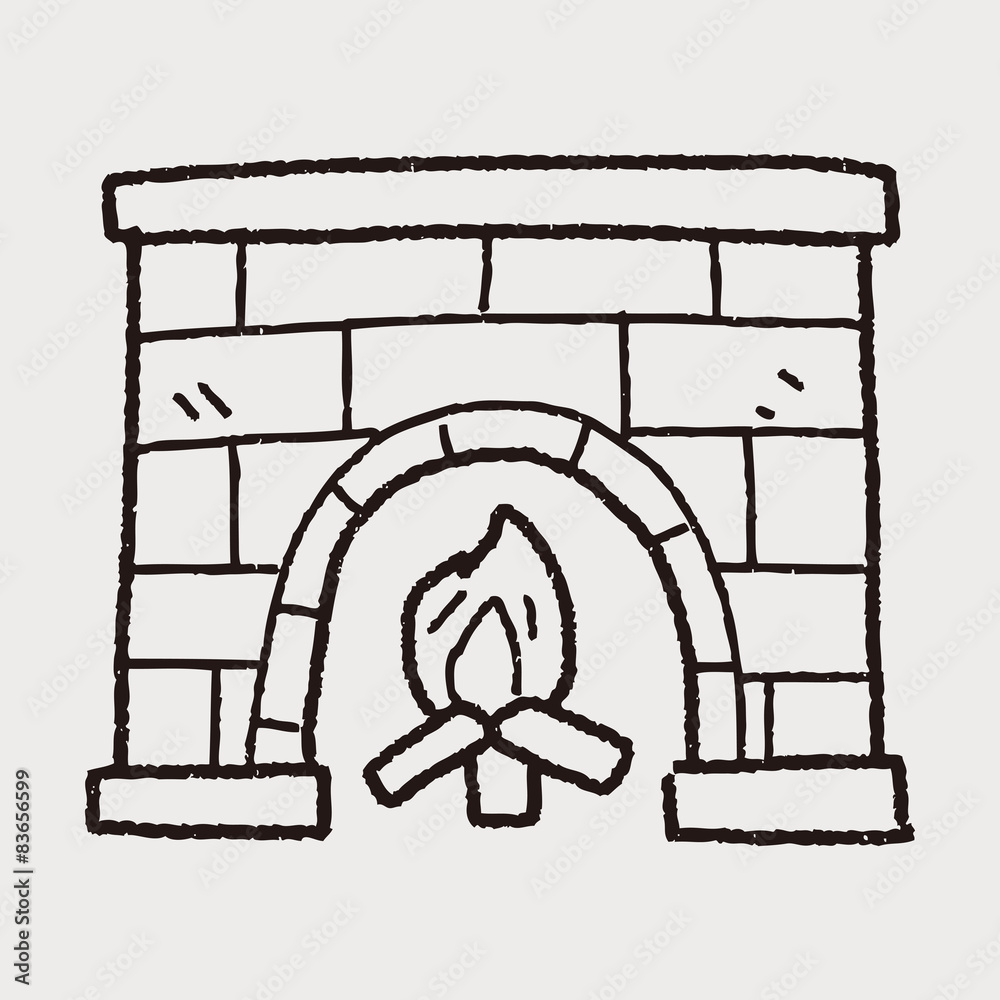 Fireplace doodle Fireplace doodle