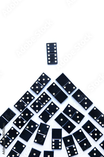 one most valuable domino leader leading crowd