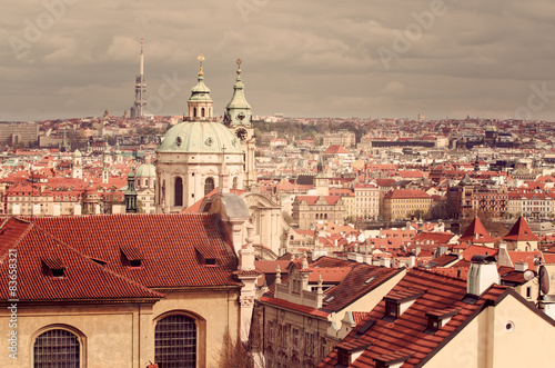 Wallpaper Mural Aerial view of Prague (Czech Republic) Torontodigital.ca