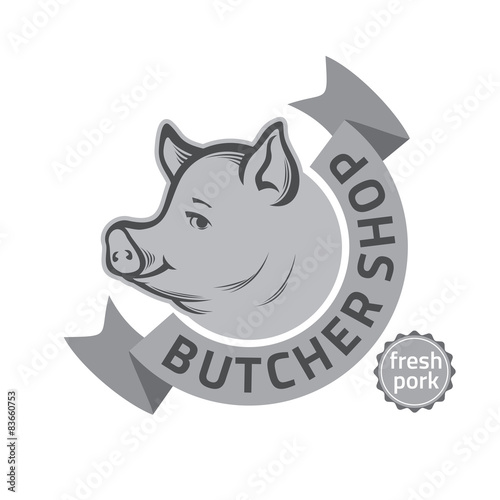 butcher shop logo