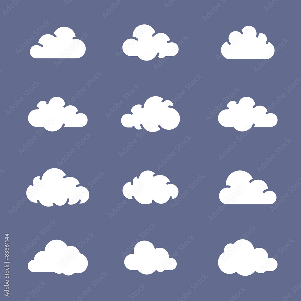 Cloud shapes collection