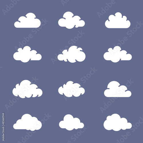 Cloud shapes collection