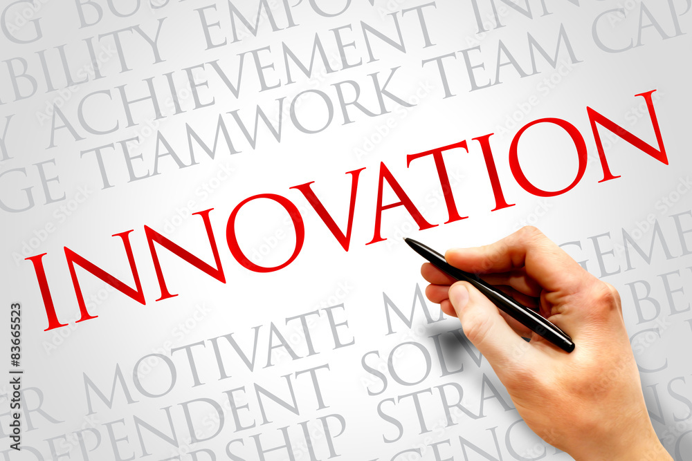 INNOVATION word cloud, business concept INNOVATION word cloud, business concept