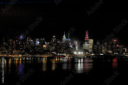 New york city / Skyline by night