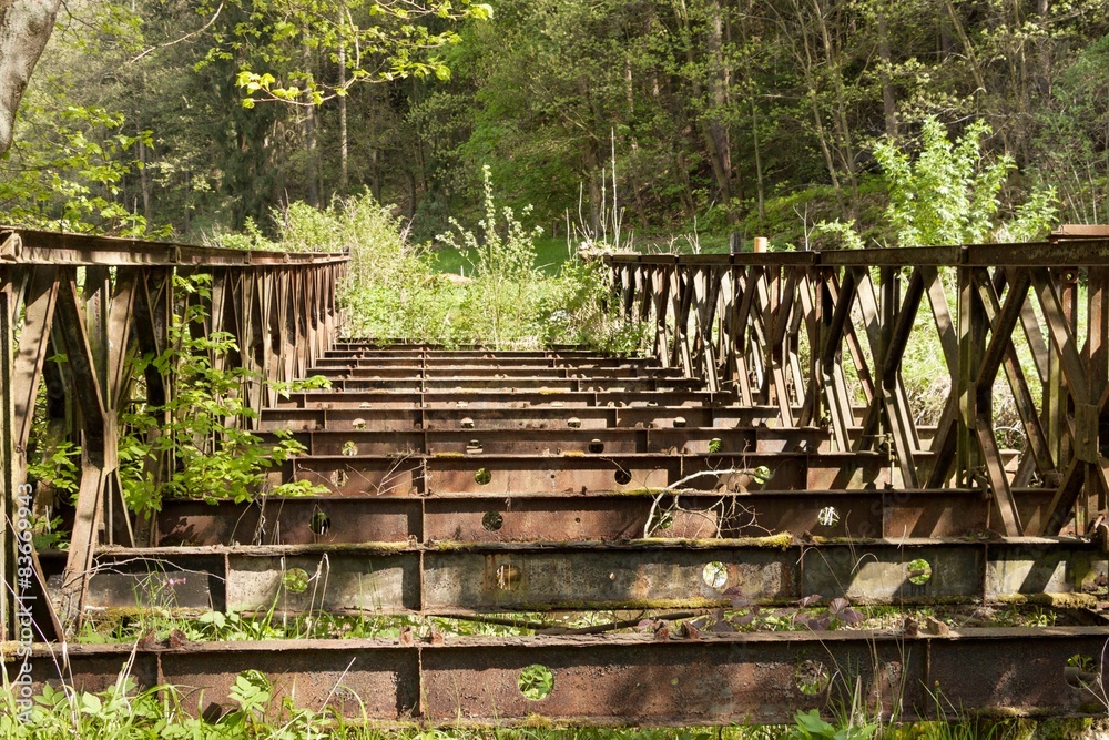 Old rusty bridge