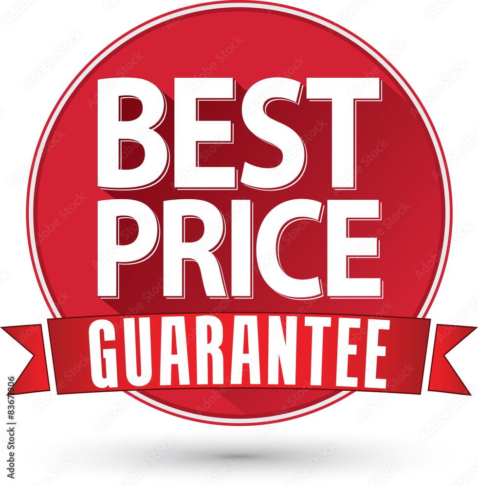 Flat design best price guarantee, vector illustration Flat design best price guarantee, vector illustration