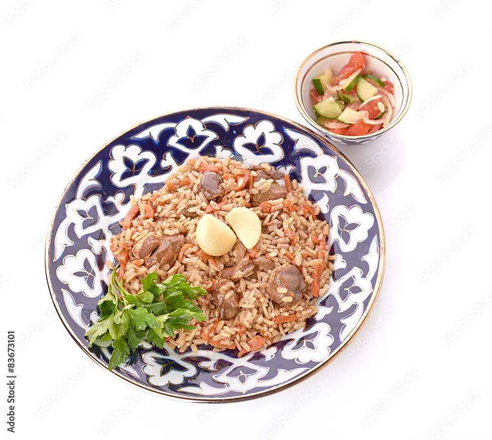 Pilau - traditional uzbek dish Pilau - traditional uzbek dish