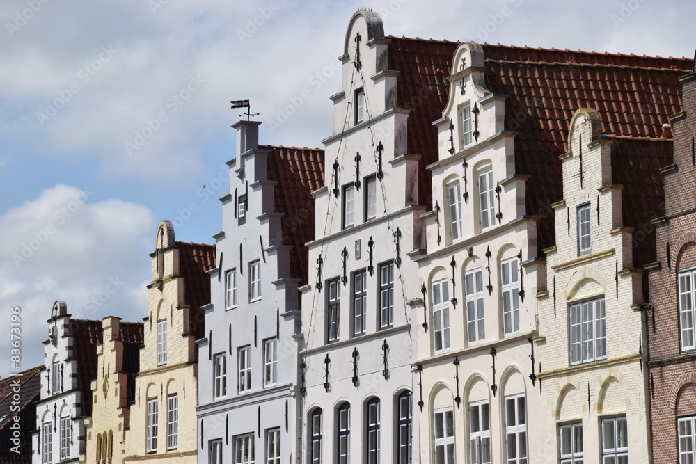 Obraz premium Stufengiebel in Friedrichstadt