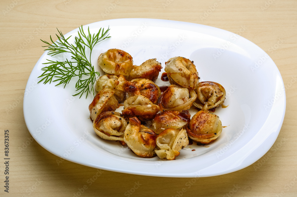 Fried russian dumplings Fried russian dumplings