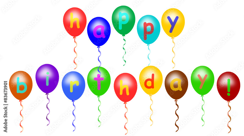 Happy birthday ballon #150520-01 Happy birthday ballon #150520-01