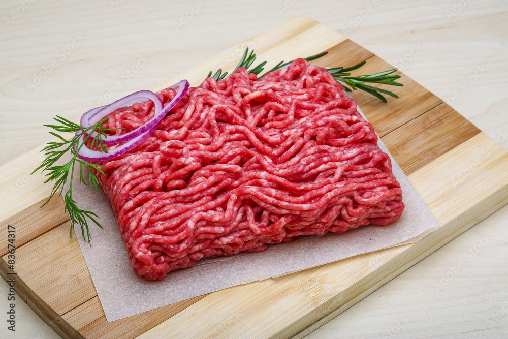 Raw beef minced meat Raw beef minced meat