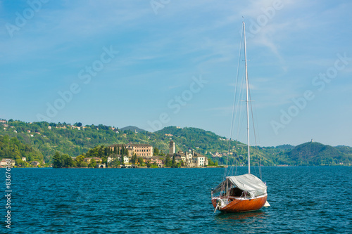 San Giulio Island lake Orta