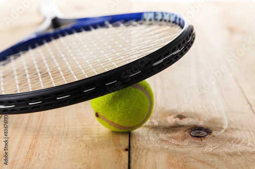 Tennis Ball and Racket © Naypong Studio