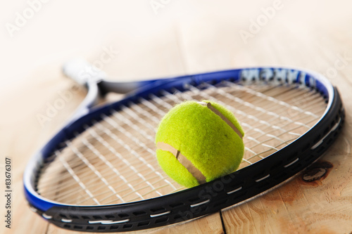 Tennis Ball and Racket © Naypong Studio