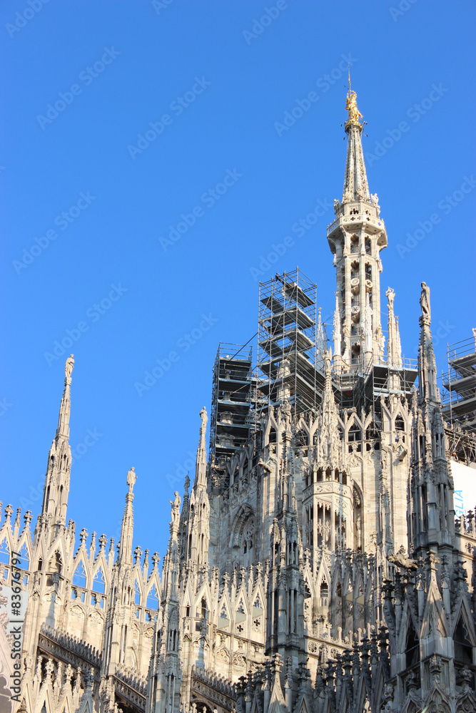 Facade buttresses - Milan Cathedral
