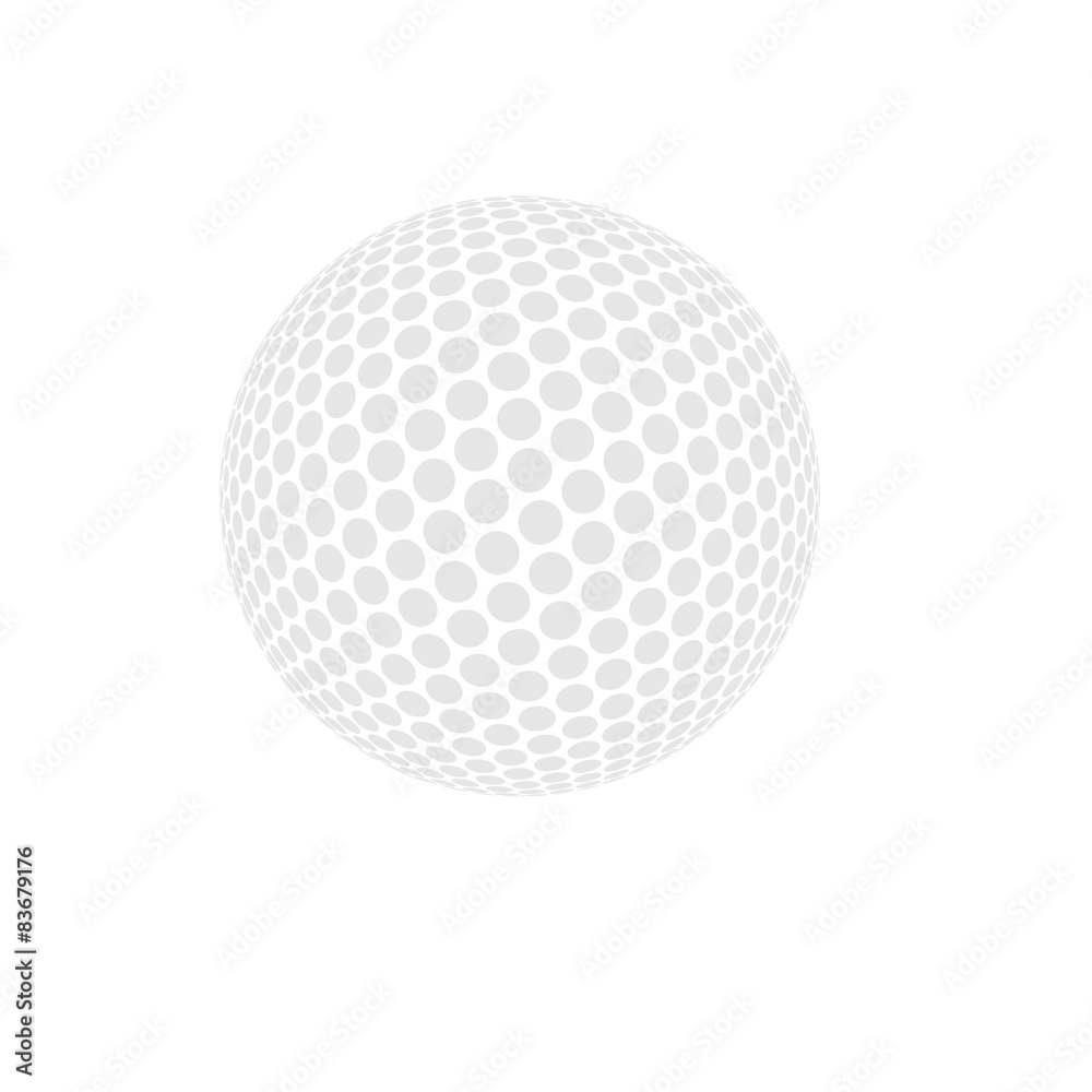 Vector golf ball