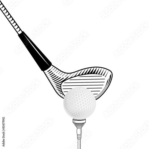 Golf club and ball