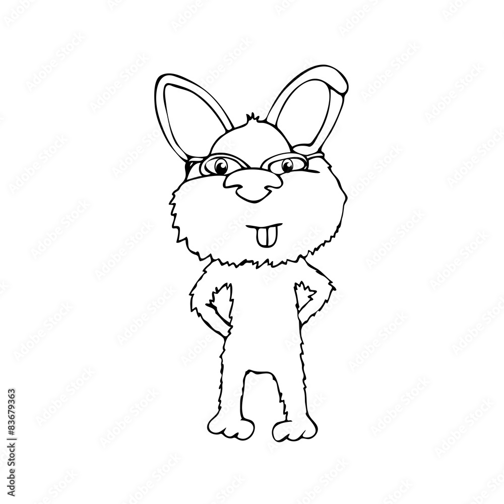 Cartoon rabbit Cartoon rabbit