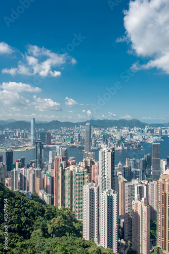 View of Hong Kong during sunny day © Elnur