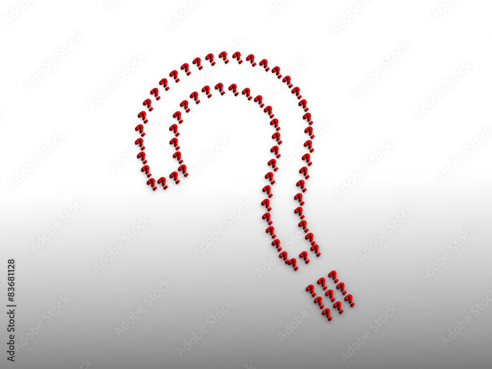 Question-mark symbol with question mark Stock Illustration | Adobe Stock