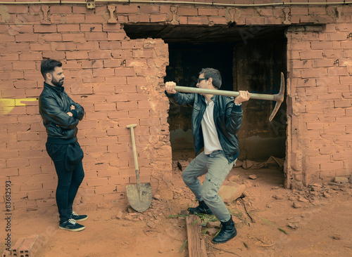 Pulling down a wall