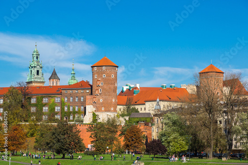 Wawel castle in Krakow