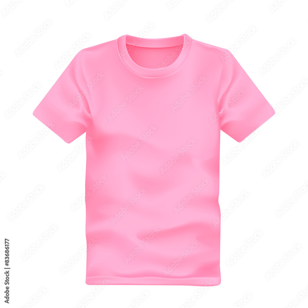 man's t-shirt in pink man's t-shirt in pink