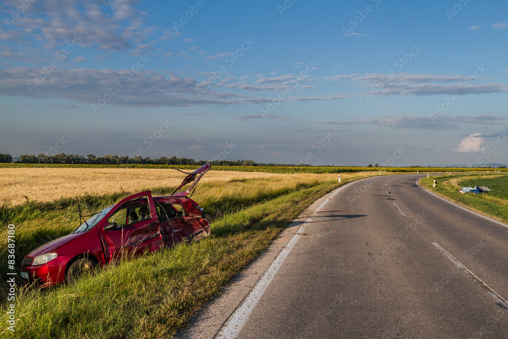 Fototapeta premium Cars accident .