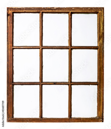 Obraz na plátně vintage sash window panel