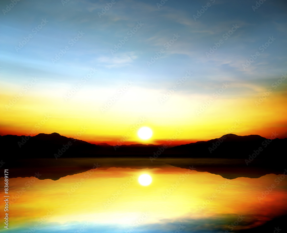 Fototapeta premium sky beautiful sunset