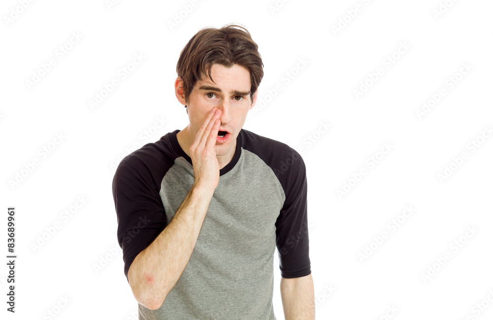 Model isolated talking shouting voice Model isolated talking shouting voice