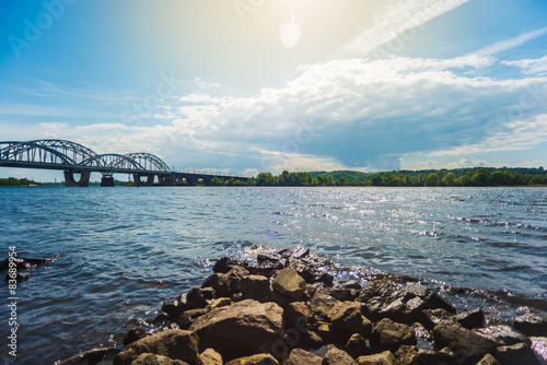 Panorama over the Dnieper.