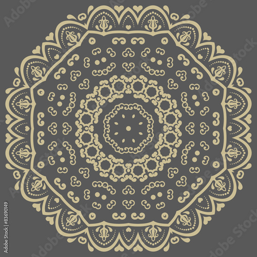 Orient Abstract Vector Pattern