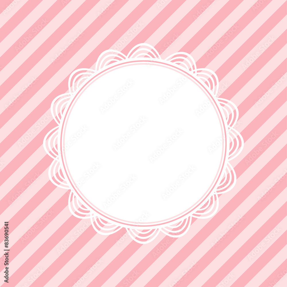 Template of greeting card
