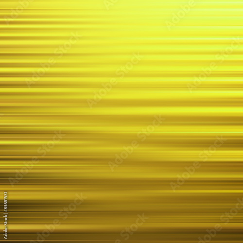 Gold waves background. Metal plate with reflected light.