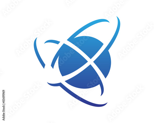 science atom logo
