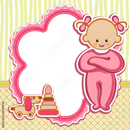 Greeting card for baby