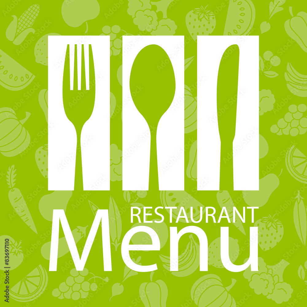 restaurant menu card Stock Vector | Adobe Stock