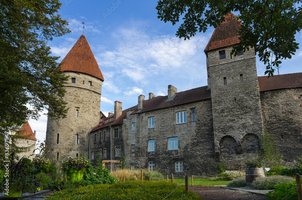 Towers of old Tallinn