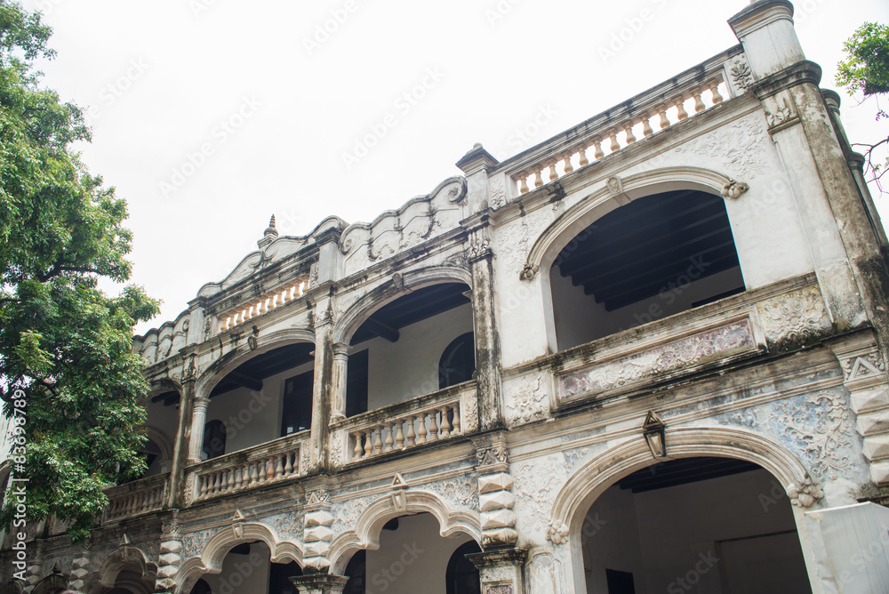 Fototapeta premium old Chinese and Western styles building